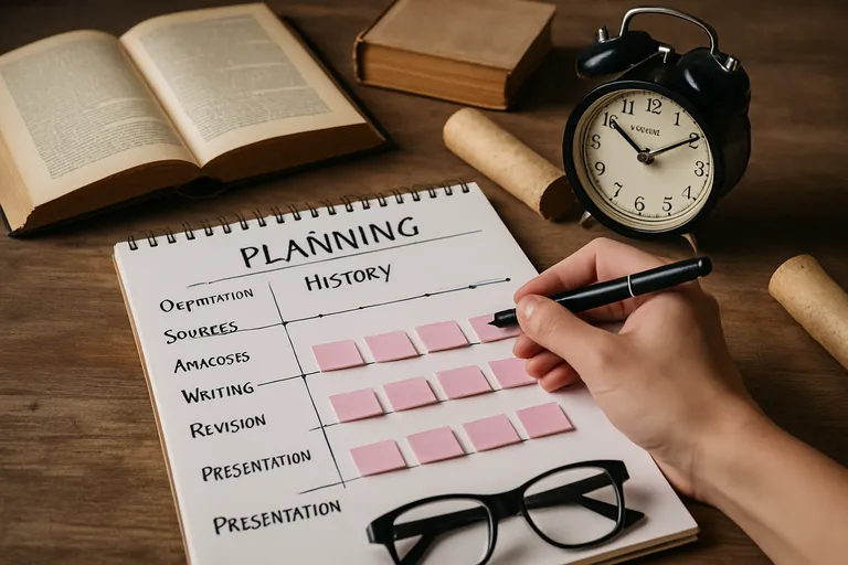 Aanpak, planning en tips om te scoren met je profielwerkstuk geschiedenis