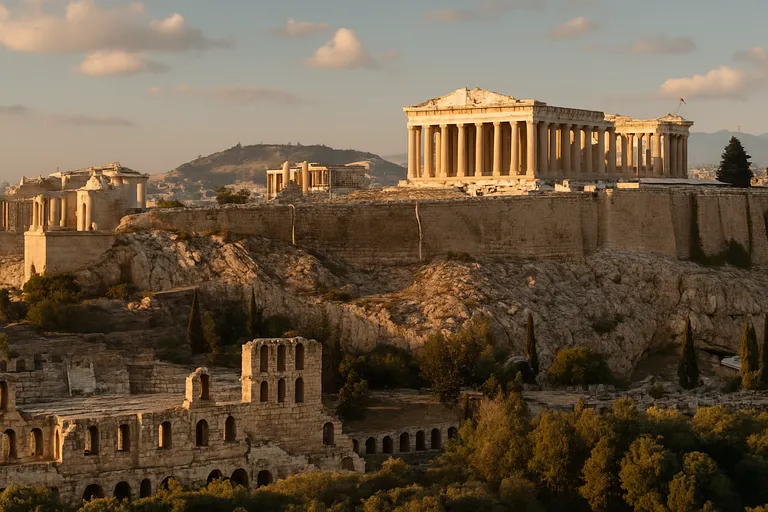 De gouden eeuw en de akropolis