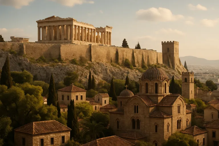 Van middeleeuwen tot modern athene